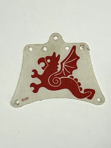 Lego Vintage 12x10 with Red Flying Dragon Pattern 1992 Castle - Picture 1 of 1