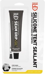 Clear Adhesive Silicone Tent Sealant Waterproof Long Lasting 1.5 Oz - Picture 1 of 8