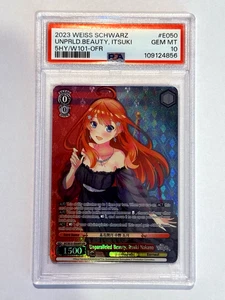 Quintessential Quintuplets Movie - Unparalleled Beauty, Itsuki Nakano OFR PSA 10 - Picture 1 of 3