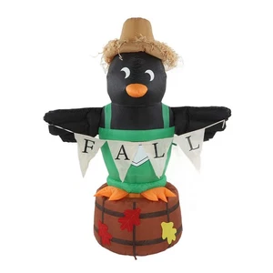 US Plug Inflatable Scarecrow Inflatable Harvest Festival Decoration HOT - Picture 1 of 22