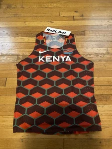 Camiseta sin mangas grande Nike Dri-FIT ADV Team Kenya Aeroswift para hombre CI8113-602 - Imagen 1 de 5