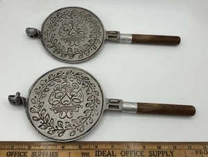 Vtg Scandinavian Krumkake Iron By The Rustad Co. St Paul, Minn. *NO BASE* - Picture 1 of 8