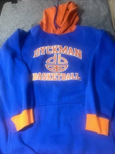 Men's Dyckman NYC Blue Basketball Hoodie Size Medium Oversized - Picture 1 of 10