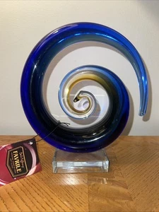 NWT AS13176 Dale Tiffany-Favrille- Mystification Handcrafted Art Glass Sculpture - Picture 1 of 5