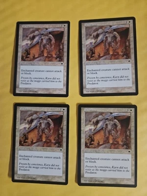 MTG Magic The Gathering  Tempest White 1997 ** PACIFISM** - ENCHANT CREATURE M+ - Image 1 of 4