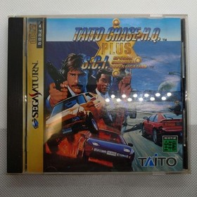 Sega Saturn SS Taito Chase H.Q. Plus S.C.I. Japanese Edition Verygood GP