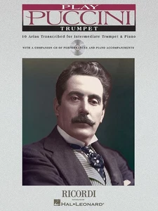 Play Puccini 10 Arias for Trumpet Piano Classical Sheet Music Play-Along Book CD - Picture 1 of 1