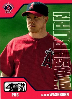2002 Upper Deck 40-Man #15 Jarrod Washburn - Image 1 of 2