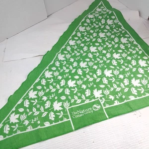 The Nature Conservancy Bufanda Bandana Pañuelo Triángulo Perro Mascota Hojas Verdes - Imagen 1 de 4