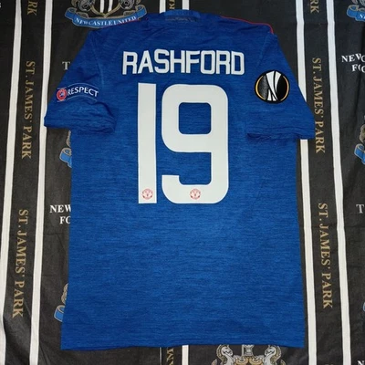 Manchester United Away 2016 2017 Football Shirt Jersey Adidas Marcus Rashford - Image 1 of 4