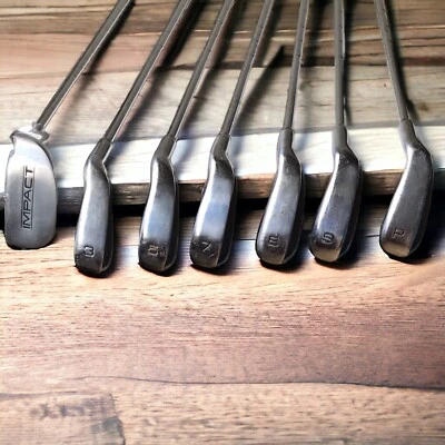 Acuity Impact Golf Club 3 5 7 8 9 Iron Putter Pitching Wedge Steel Flex? Right - Image 1 of 4