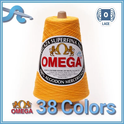 ESTAMBRES.COM Superfina Omega No.10 [240grs] - 100% Mercerized Cotton Bright Crochet Thread