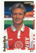 104 ANDRZEJ RUDY # POLAND POLSKA AFC.AJAX STICKER SANDWICHES VOETBAL 98
