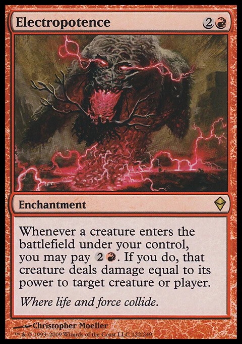 Magic the Gathering MTG Electropotence (122) Zendikar   LP - Image 1 of 1
