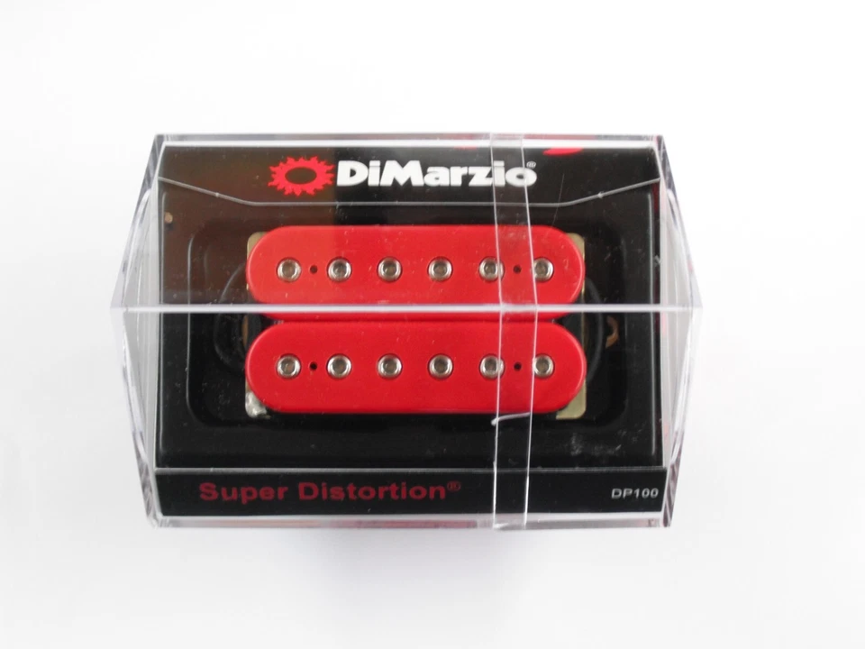 DiMarzio REGULAR-SPACED Super Distortion Bridge Red DP 100 - Image 1 of 1