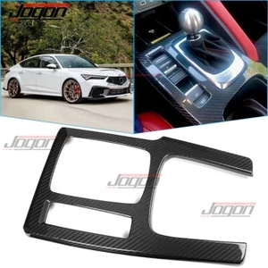 MT Carbon Interior Console Gear Cover Trim For Acura Integra A-Spec Type S 2023+ - Picture 1 of 10