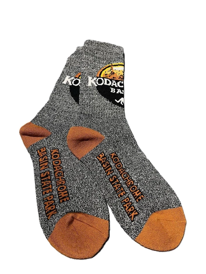 Kodachrome Basin State Park Crew Socks Size Large  - Image 1 of 1