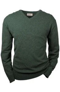 Herren Jagd Pullover , Herren Wollpullover , Jäger Pullover Lammwolle - Bild 1 von 1