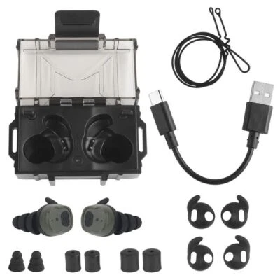 Auriculares tácticos Bluetooth caza protección auditiva auriculares reducción de ruido Foto 1 de 4