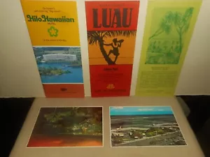 HAWAII Travel Brochures Lot 1982 KING KAMEHAMEHA Hotel Menu KE-AHOLE Airport - Picture 1 of 12
