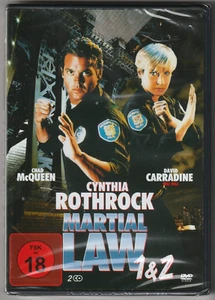 MARTIAL LAW 1 & 2 - FSK18 - DVD NEU & OVP - CHAD MCQUEEN - DAVID CARRADINE - Picture 1 of 2