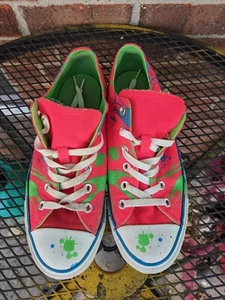CONVERSE CTAS ALL STAR Double Tongue Splatter Paint Sneakers Men 7 Women 9 - Picture 1 of 7