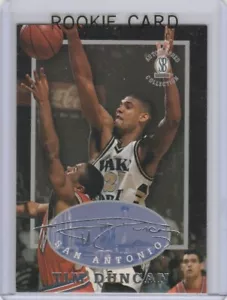 TIM DUNCAN ROOKIE CARD SB AUTOGRAPH COLLECTION San Antonio Spurts Basketball RC - Picture 1 of 2