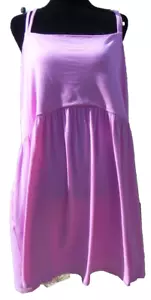 Nuevo con etiquetas Mini Vestido Rosa Antiguo Azul Marino Para Mujer Calce y Acampanado con Tiras Talla XXL ¡tiene bolsillos! - Imagen 1 de 8