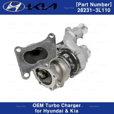 282313L110 OEM TURBO CHARGER For Hyundai Genesis G70 G80 G90 Kia K900 Stinger - Image 1 of 3