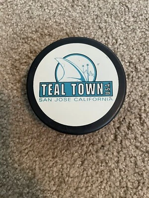 Disco San Jose Sharks Teal Town EE. UU. raro de colección Foto 1 de 2