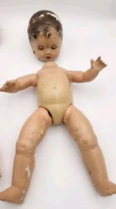 Vintage Composition Girl Doll for Repair or Parts - Picture 1 of 1