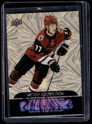 2020-21 Dazzlers Gold Victor Soderstrom Rookie Arizona Coyotes #DZ-53 - Image 1 of 2
