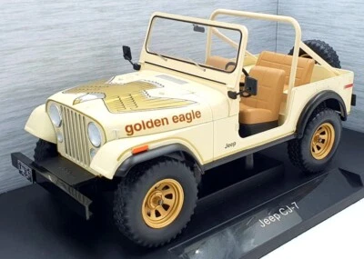 Model Car Group 1/18 Scale MCG18280 - Jeep CJ-7 - Light Ivory - Image 1 of 4