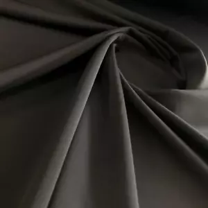 Poliéster Reciclado Sólido Negro Mate Acabado Poliéster Spandex 4 Vías Elástico ♻️ - Imagen 1 de 1