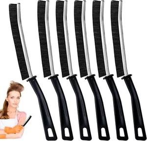 6 PCS Hard-Bristled Crevice Cleaning Brush Gap Cleaning Brush Hand-Held Hot - Picture 1 of 6