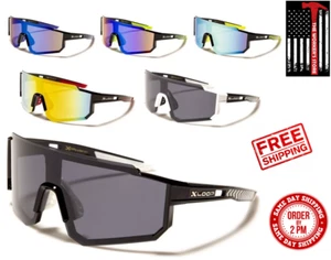 XLoop Oversize Sport SunGlasses Outdoor Wrap Around UV Protection Trending 2025 - Picture 1 of 9