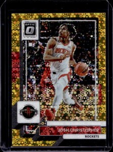 2022-23 Donruss Optic Josh Christopher Fast Break Gold Prizm #3/10 Rockets