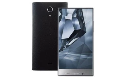 SHARP AQUOS CRYSTAL X/Y 402SH 5.5 INCH ANDROID 4K UNLOCKED SMARTPHONE JAPAN BLK - Image 1 of 4