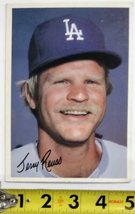 5" X 7" 1981 TOPPS Baseball MLB Card JERRY REUSS Los Angeles DODGERS lanciatore - Foto 1 di 2