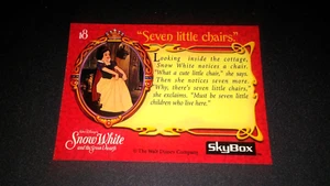 DISNEY BIANCO NEVE Sette sedie #18 SKYBOX 1993-L@@K! - Foto 1 di 2
