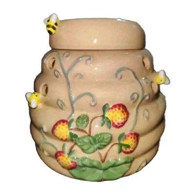 PartyLite Cera Colmena Tarta Calentador Aroma Vela Soporte Luz Jardín Abeja Cerámica  Foto 1 de 4