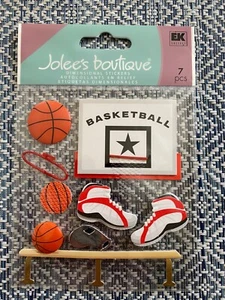 Jolee’s Boutique BASKETBALL dimensionale AUFKLEBER Scrapbooking Reifen SLAMDUNK - Bild 1 von 3