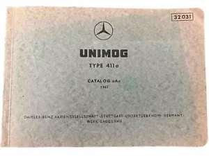 UNIMOG Type 411 a Catalog A 1962 - Bild 1 von 2