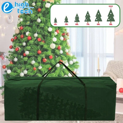 Heavy Duty Christmas Tree Storage Bag Container Artificial Organizer Up To 9ft - Image 1 of 4