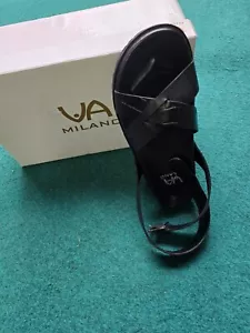 VIA MILANO Damen-Sandalette echt Leder Nappa verstellb. Schnalle 37 - Bild 1 von 3