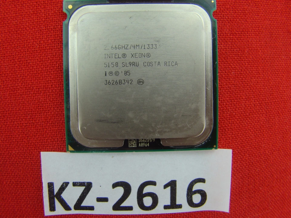 Intel Xeon 5150 SL9RU 2.66GHz 2667MHz 1333MHz 4MB Socket 771 Dual Core #KZ-2616 - Image 1 of 1