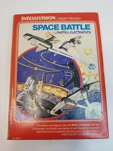 Space Battle Mattel Intellivision completo en caja con manual y superposiciones probadas - Imagen 1 de 7