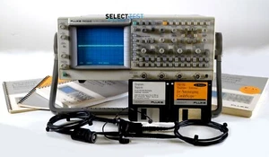 FLUKE PM3384B COMBISCOPE 100 MHz ANALOG/DIGITAL OSCILLOSCOPE *LOOK* (REF.: 001G) - Picture 1 of 12