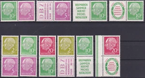 Bund BRD 1955 Heuss Lot Mi.Nr. W4 - W7, S13, S21, S29 und mehr, postfrisch ** - Picture 1 of 1