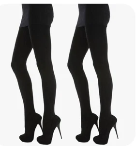 Ladies Tights Tummy Control Support Thermal Fleece High Waist 1 CM - Picture 1 of 21